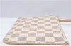 Authentic Louis Vuitton Damier Azur Neverfull Pouch Purse Clutch LV 6495F