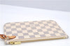 Authentic Louis Vuitton Damier Azur Neverfull Pouch Purse Clutch LV 6495F