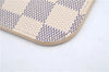 Authentic Louis Vuitton Damier Azur Neverfull Pouch Purse Clutch LV 6495F