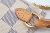 Authentic Louis Vuitton Damier Azur Neverfull Pouch Purse Clutch LV 6495F