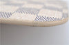 Authentic Louis Vuitton Damier Azur Neverfull Pouch Purse Clutch LV 6495F