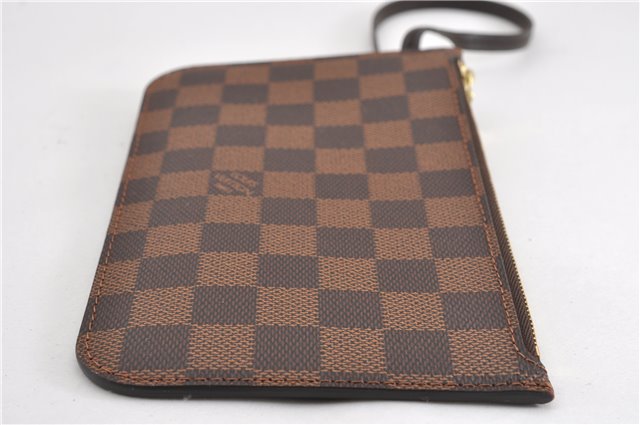 Authentic Louis Vuitton Damier Neverfull Pouch Purse Clutch Bag LV 6498F