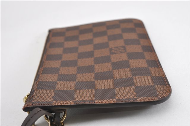 Authentic Louis Vuitton Damier Neverfull Pouch Purse Clutch Bag LV 6498F