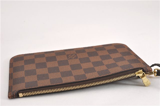 Authentic Louis Vuitton Damier Neverfull Pouch Purse Clutch Bag LV 6498F