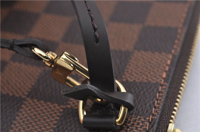Authentic Louis Vuitton Damier Neverfull Pouch Purse Clutch Bag LV 6498F