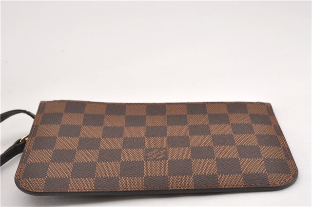 Authentic Louis Vuitton Damier Neverfull Pouch Purse Clutch Bag LV 6498F