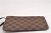 Authentic Louis Vuitton Damier Neverfull Pouch Purse Clutch Bag LV 6498F