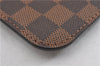 Authentic Louis Vuitton Damier Neverfull Pouch Purse Clutch Bag LV 6498F