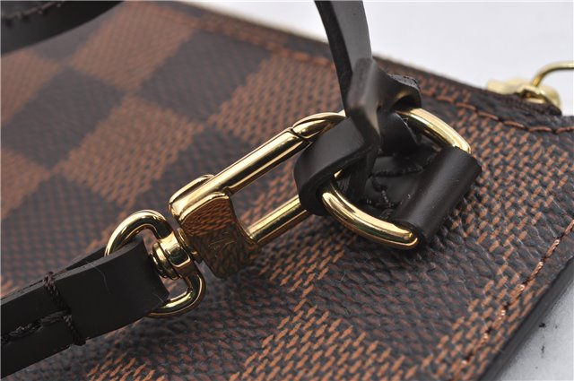 Authentic Louis Vuitton Damier Neverfull Pouch Purse Clutch Bag LV 6498F