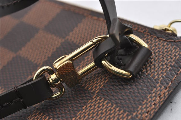 Authentic Louis Vuitton Damier Neverfull Pouch Purse Clutch Bag LV 6498F