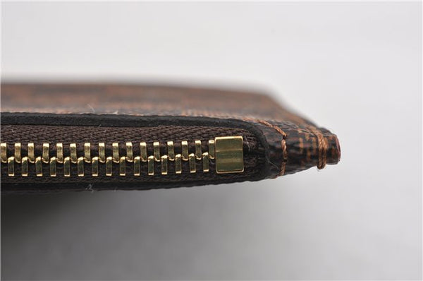 Authentic Louis Vuitton Damier Neverfull Pouch Purse Clutch Bag LV 6498F