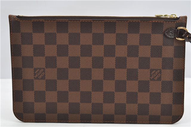 Authentic Louis Vuitton Damier Neverfull Pouch Purse Clutch Bag LV 6499F