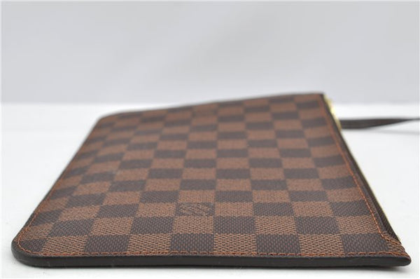 Authentic Louis Vuitton Damier Neverfull Pouch Purse Clutch Bag LV 6499F