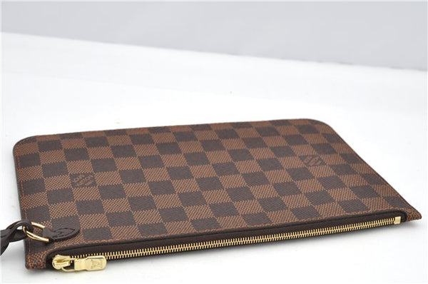 Authentic Louis Vuitton Damier Neverfull Pouch Purse Clutch Bag LV 6499F