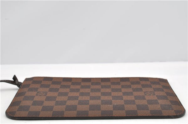Authentic Louis Vuitton Damier Neverfull Pouch Purse Clutch Bag LV 6499F