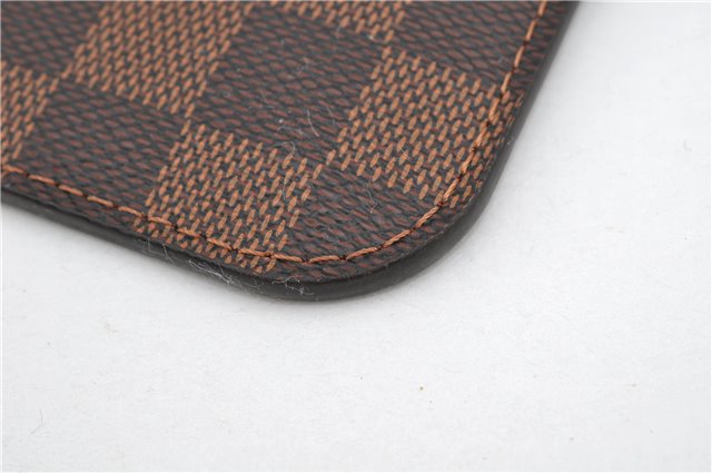 Authentic Louis Vuitton Damier Neverfull Pouch Purse Clutch Bag LV 6499F