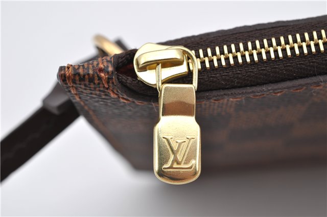 Authentic Louis Vuitton Damier Neverfull Pouch Purse Clutch Bag LV 6499F