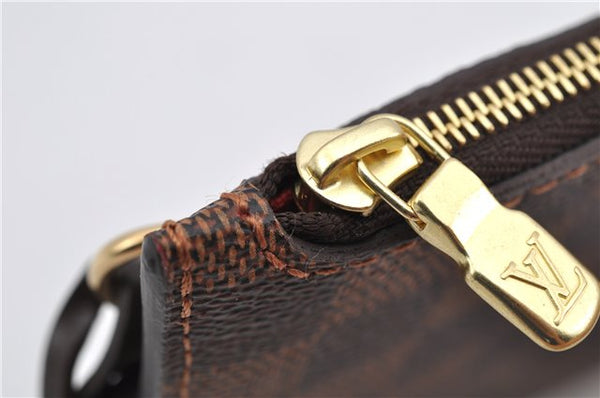 Authentic Louis Vuitton Damier Neverfull Pouch Purse Clutch Bag LV 6499F