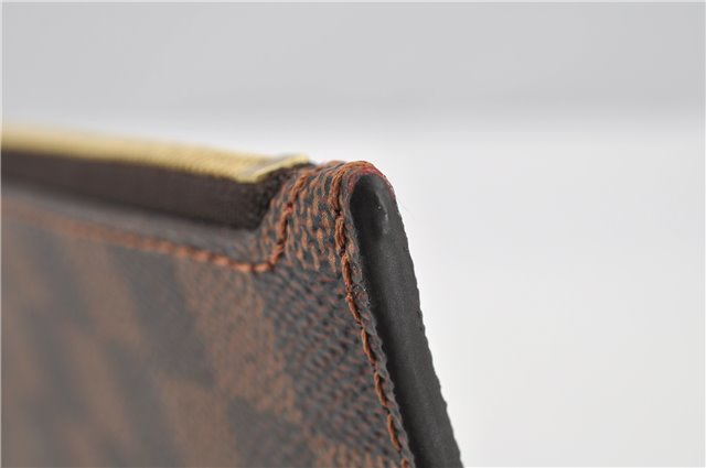 Authentic Louis Vuitton Damier Neverfull Pouch Purse Clutch Bag LV 6499F