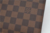 Authentic Louis Vuitton Damier Neverfull Pouch Purse Clutch Bag LV 6499F