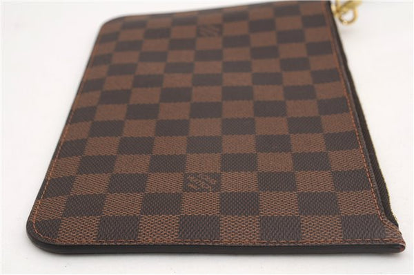 Authentic Louis Vuitton Damier Neverfull Pouch Purse Clutch Bag LV 6501F