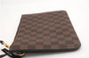 Authentic Louis Vuitton Damier Neverfull Pouch Purse Clutch Bag LV 6501F