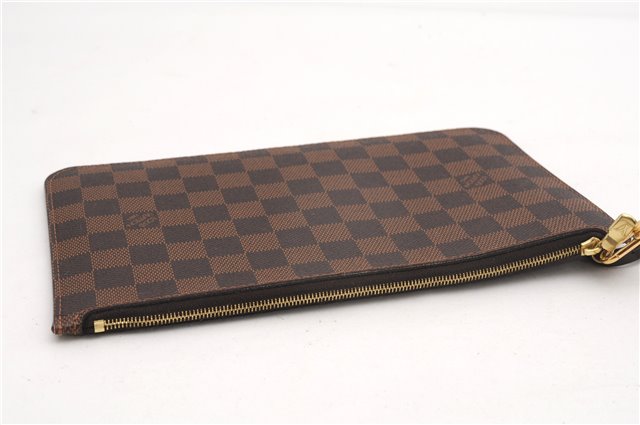 Authentic Louis Vuitton Damier Neverfull Pouch Purse Clutch Bag LV 6501F