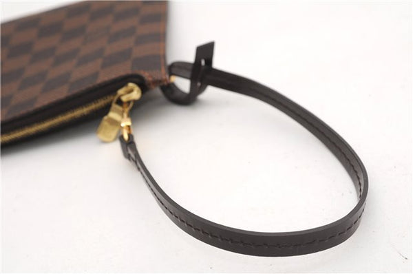 Authentic Louis Vuitton Damier Neverfull Pouch Purse Clutch Bag LV 6501F