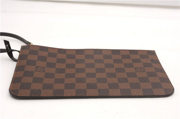 Authentic Louis Vuitton Damier Neverfull Pouch Purse Clutch Bag LV 6501F