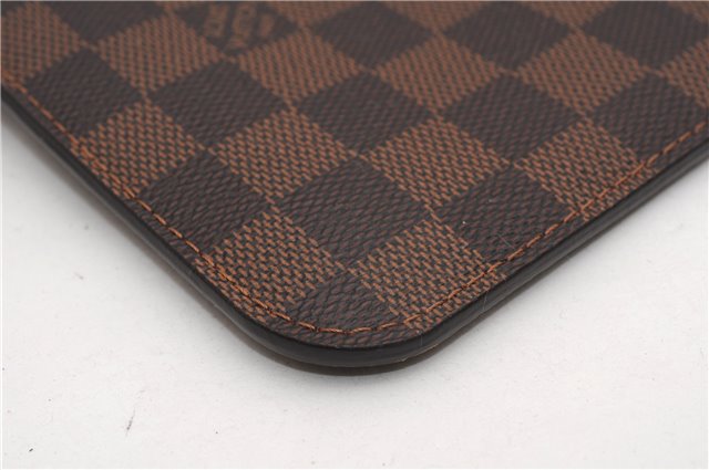 Authentic Louis Vuitton Damier Neverfull Pouch Purse Clutch Bag LV 6501F