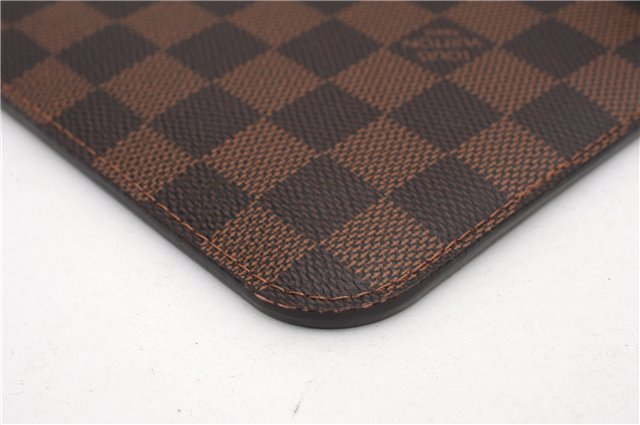 Authentic Louis Vuitton Damier Neverfull Pouch Purse Clutch Bag LV 6501F