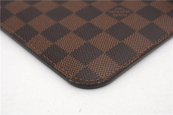 Authentic Louis Vuitton Damier Neverfull Pouch Purse Clutch Bag LV 6501F