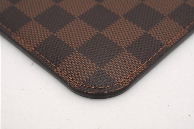 Authentic Louis Vuitton Damier Neverfull Pouch Purse Clutch Bag LV 6501F