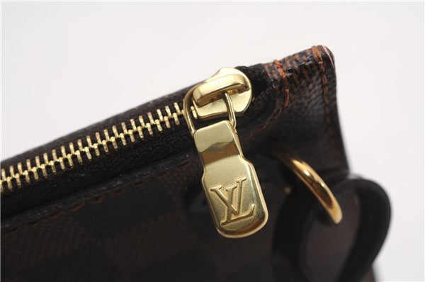 Authentic Louis Vuitton Damier Neverfull Pouch Purse Clutch Bag LV 6501F