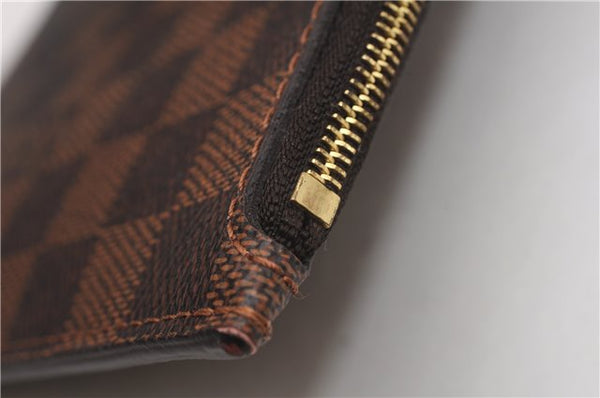 Authentic Louis Vuitton Damier Neverfull Pouch Purse Clutch Bag LV 6501F