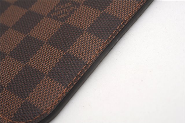 Authentic Louis Vuitton Damier Neverfull Pouch Purse Clutch Bag LV 6501F