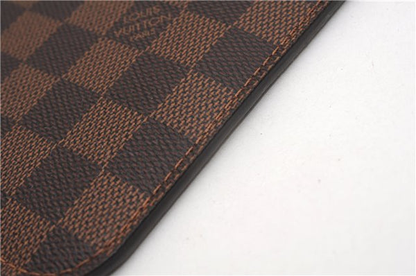 Authentic Louis Vuitton Damier Neverfull Pouch Purse Clutch Bag LV 6501F