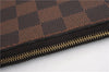 Authentic Louis Vuitton Damier Neverfull Pouch Purse Clutch Bag LV 6501F