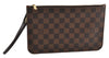 Authentic Louis Vuitton Damier Neverfull Pouch Purse Clutch Bag LV 6502F