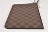 Authentic Louis Vuitton Damier Neverfull Pouch Purse Clutch Bag LV 6502F