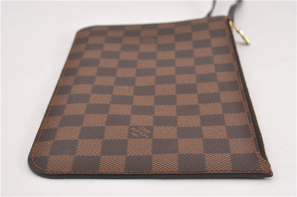 Authentic Louis Vuitton Damier Neverfull Pouch Purse Clutch Bag LV 6502F