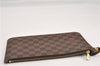 Authentic Louis Vuitton Damier Neverfull Pouch Purse Clutch Bag LV 6502F