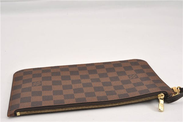 Authentic Louis Vuitton Damier Neverfull Pouch Purse Clutch Bag LV 6502F