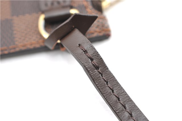 Authentic Louis Vuitton Damier Neverfull Pouch Purse Clutch Bag LV 6502F