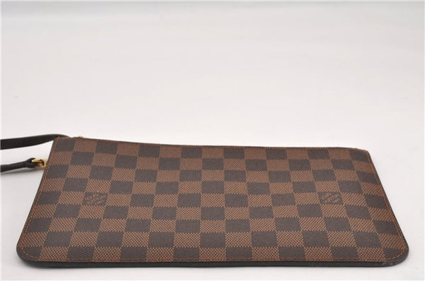 Authentic Louis Vuitton Damier Neverfull Pouch Purse Clutch Bag LV 6502F