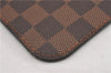 Authentic Louis Vuitton Damier Neverfull Pouch Purse Clutch Bag LV 6502F