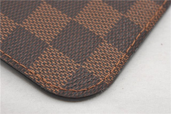 Authentic Louis Vuitton Damier Neverfull Pouch Purse Clutch Bag LV 6502F