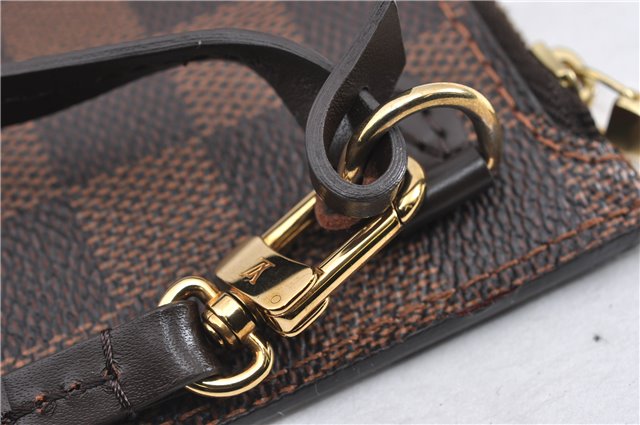 Authentic Louis Vuitton Damier Neverfull Pouch Purse Clutch Bag LV 6502F