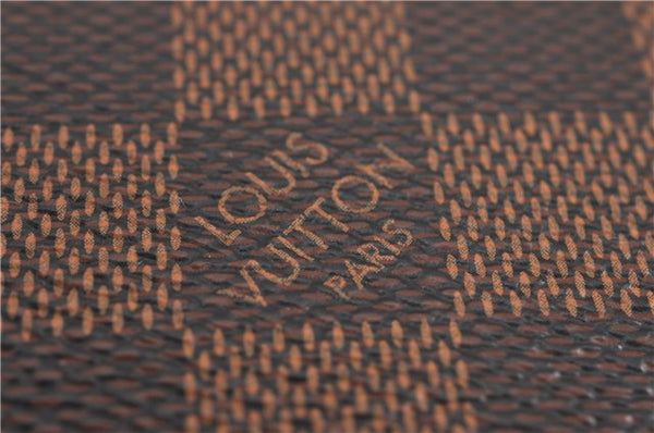 Authentic Louis Vuitton Damier Neverfull Pouch Purse Clutch Bag LV 6502F