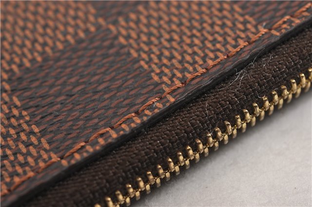 Authentic Louis Vuitton Damier Neverfull Pouch Purse Clutch Bag LV 6502F